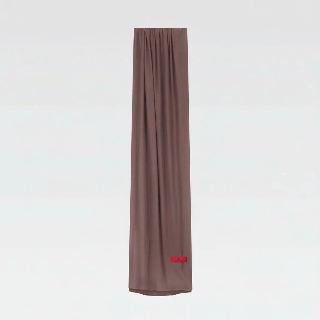 Mocha Bamboo Jersey Scarf