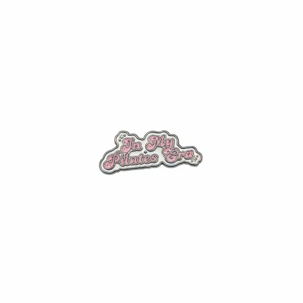 Enamel Sticker Pin - “In My Pilates Era.”