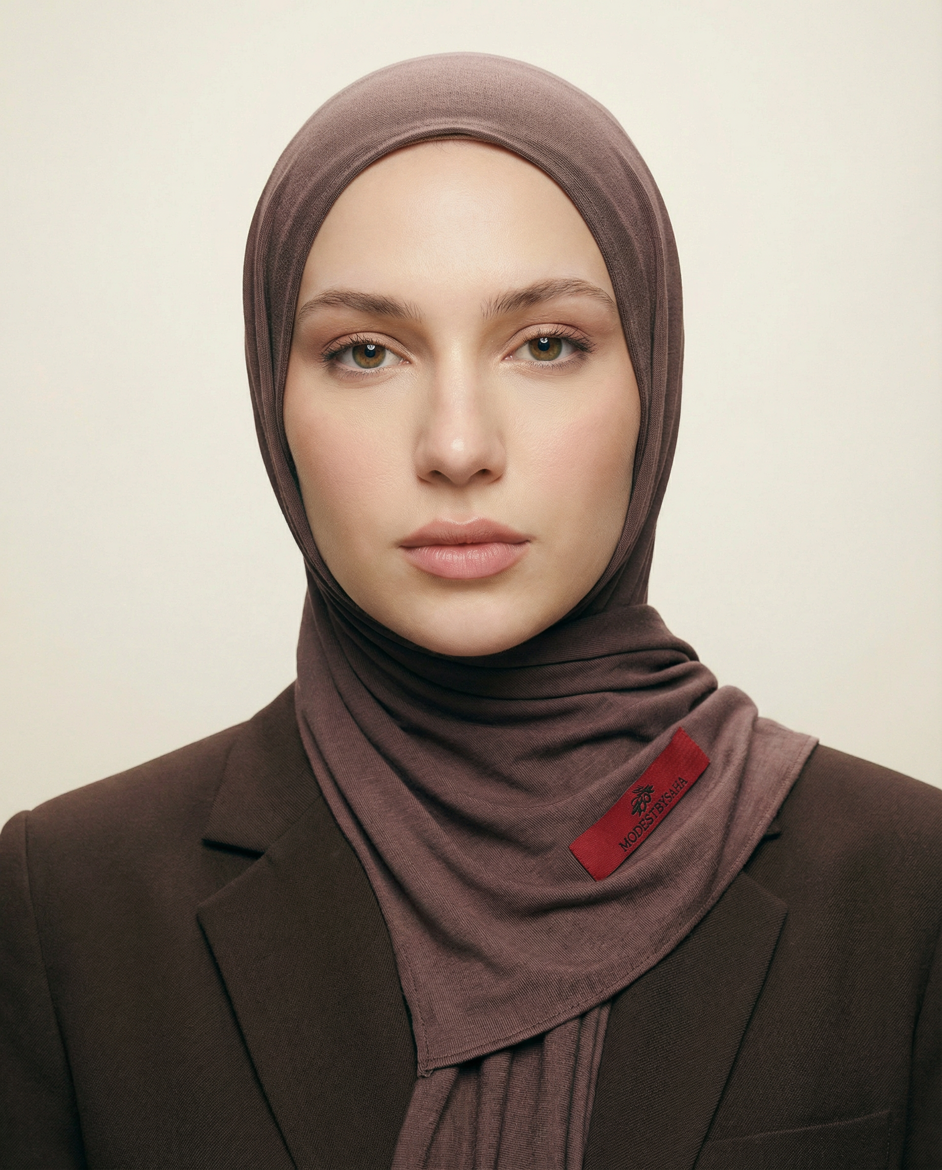 Mocha Bamboo Jersey Scarf