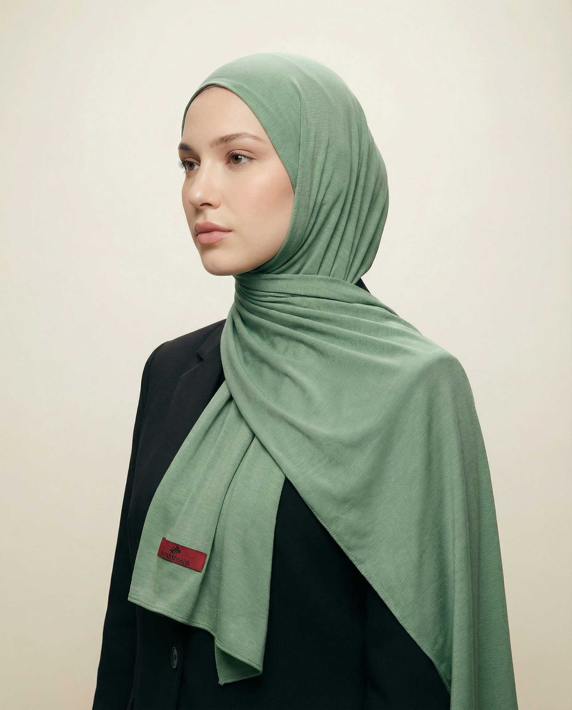 Pistachio Bamboo Jersey Scarf