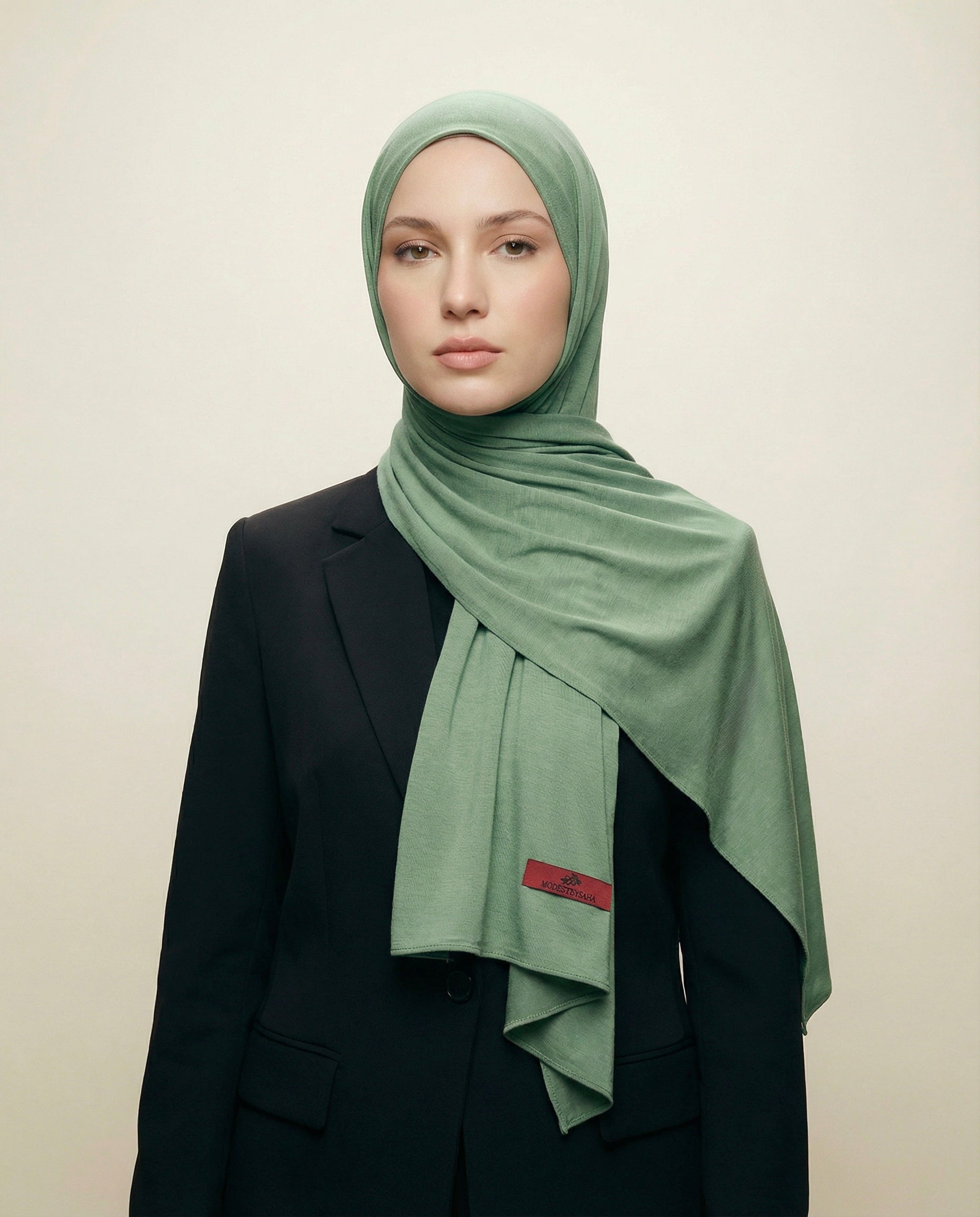 Pistachio Bamboo Jersey Scarf