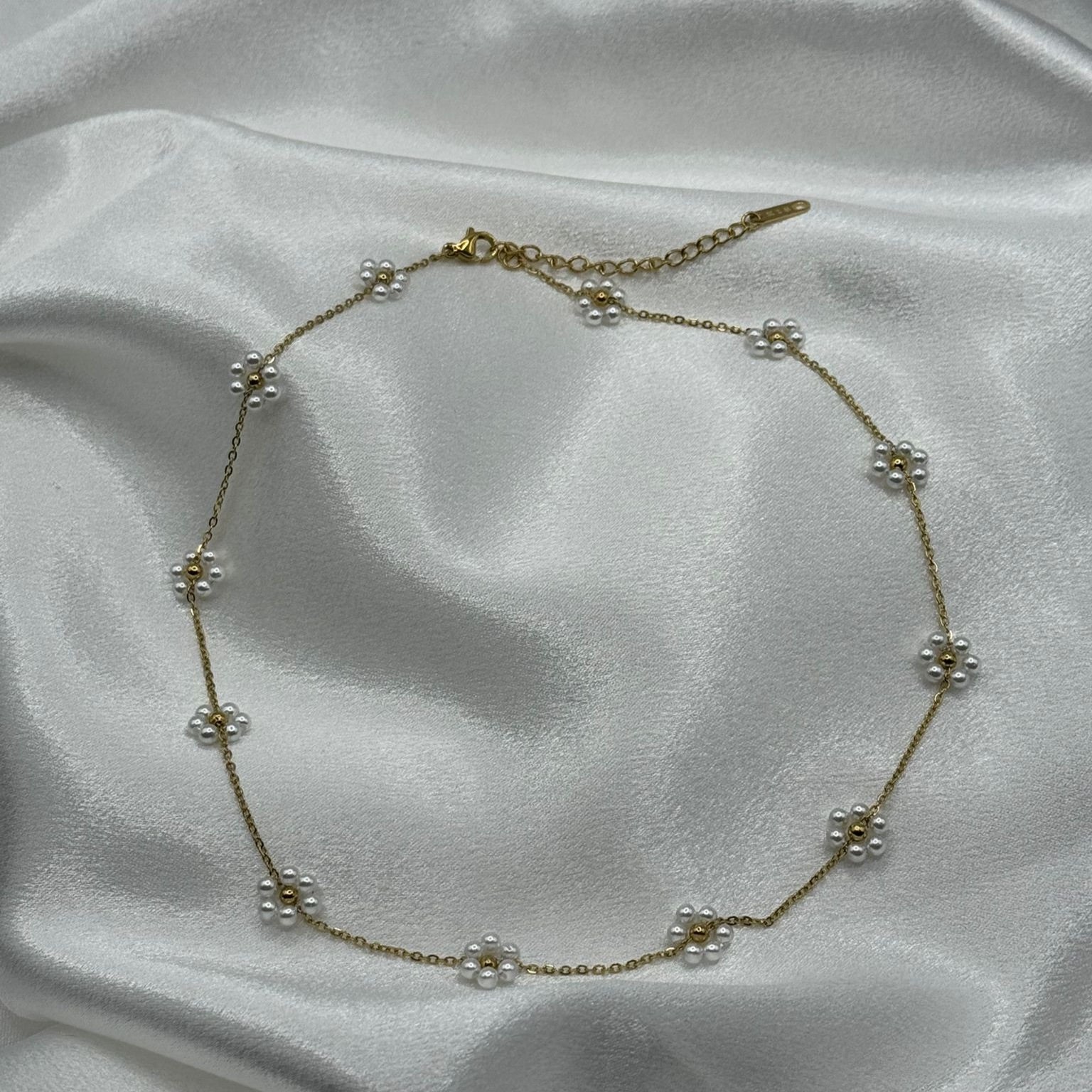 Pear Flower Necklace