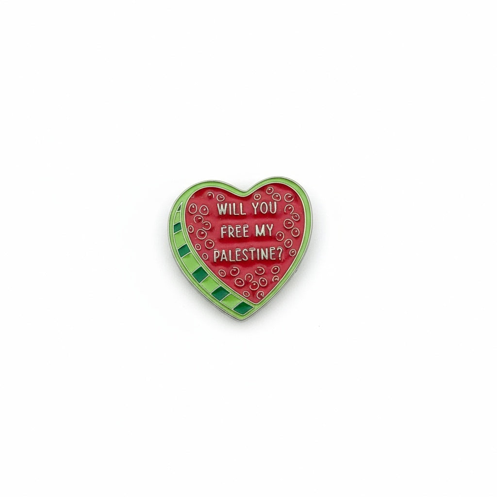 Will you be my Palestine ? - Brooch