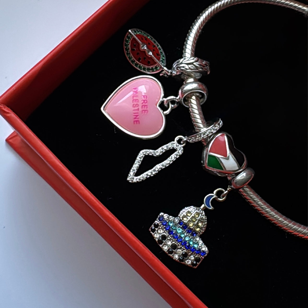 Palestine Charms as a Set or separately