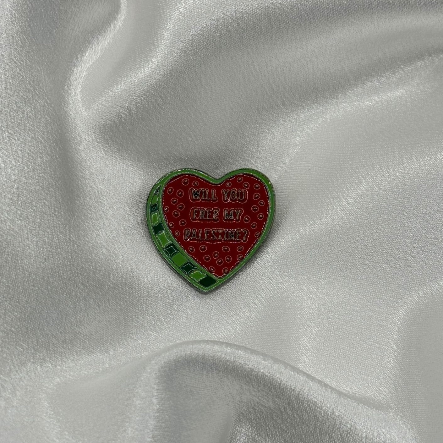 Will you be my Palestine ? - Brooch