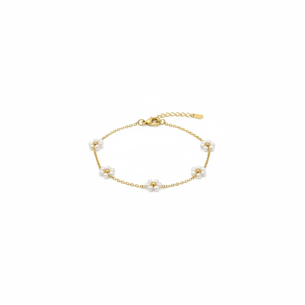 Pearl Flower Bracelet