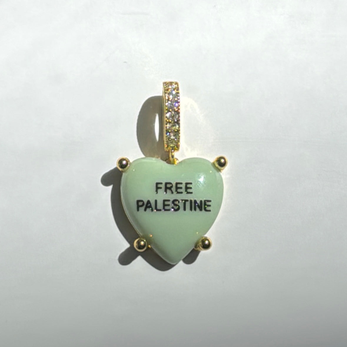 Matcha Charm „Free Palestine“