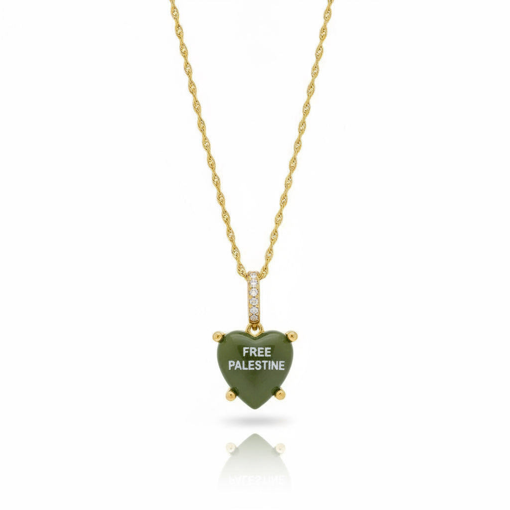 Olive Charm „Free Palestine“