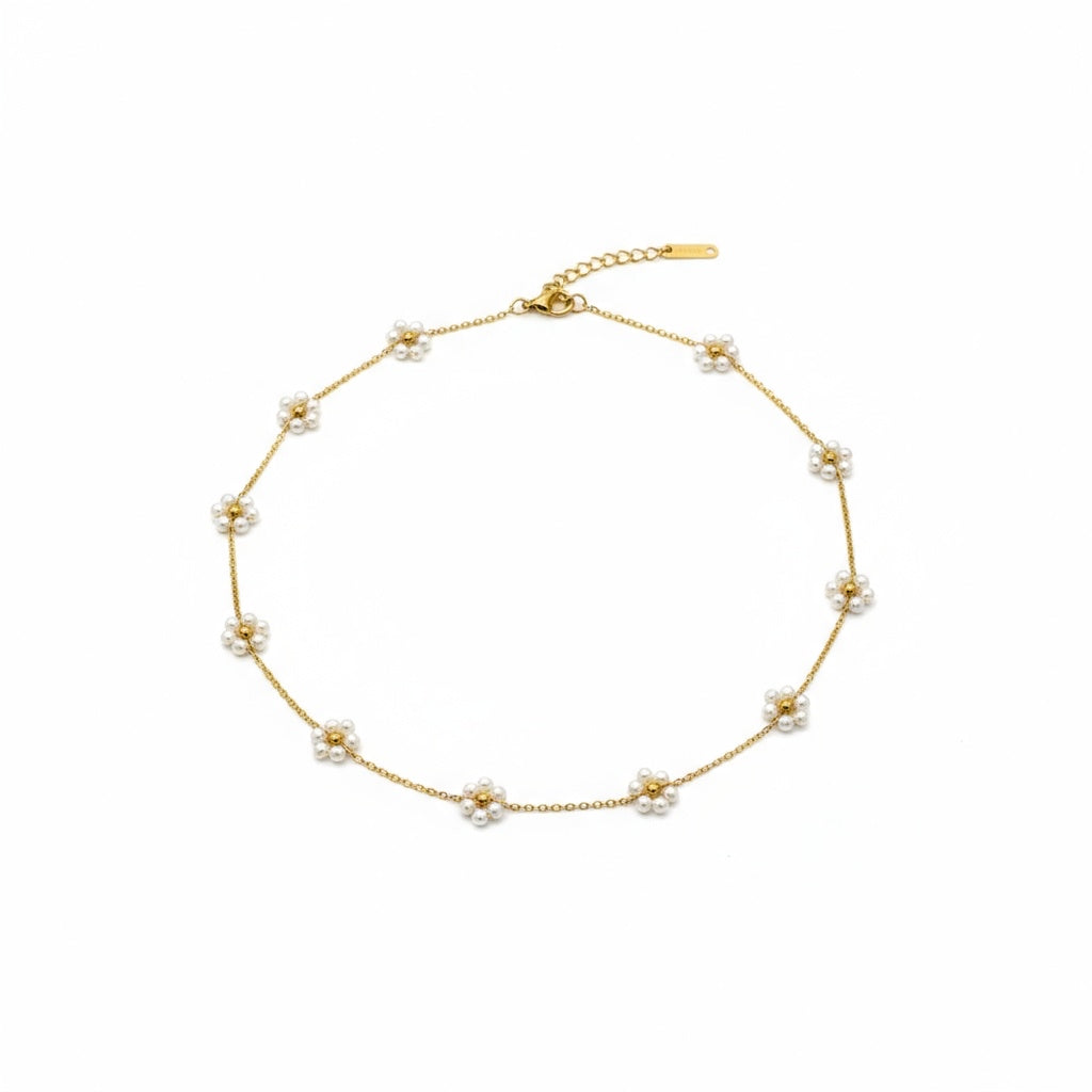 Pear Flower Necklace