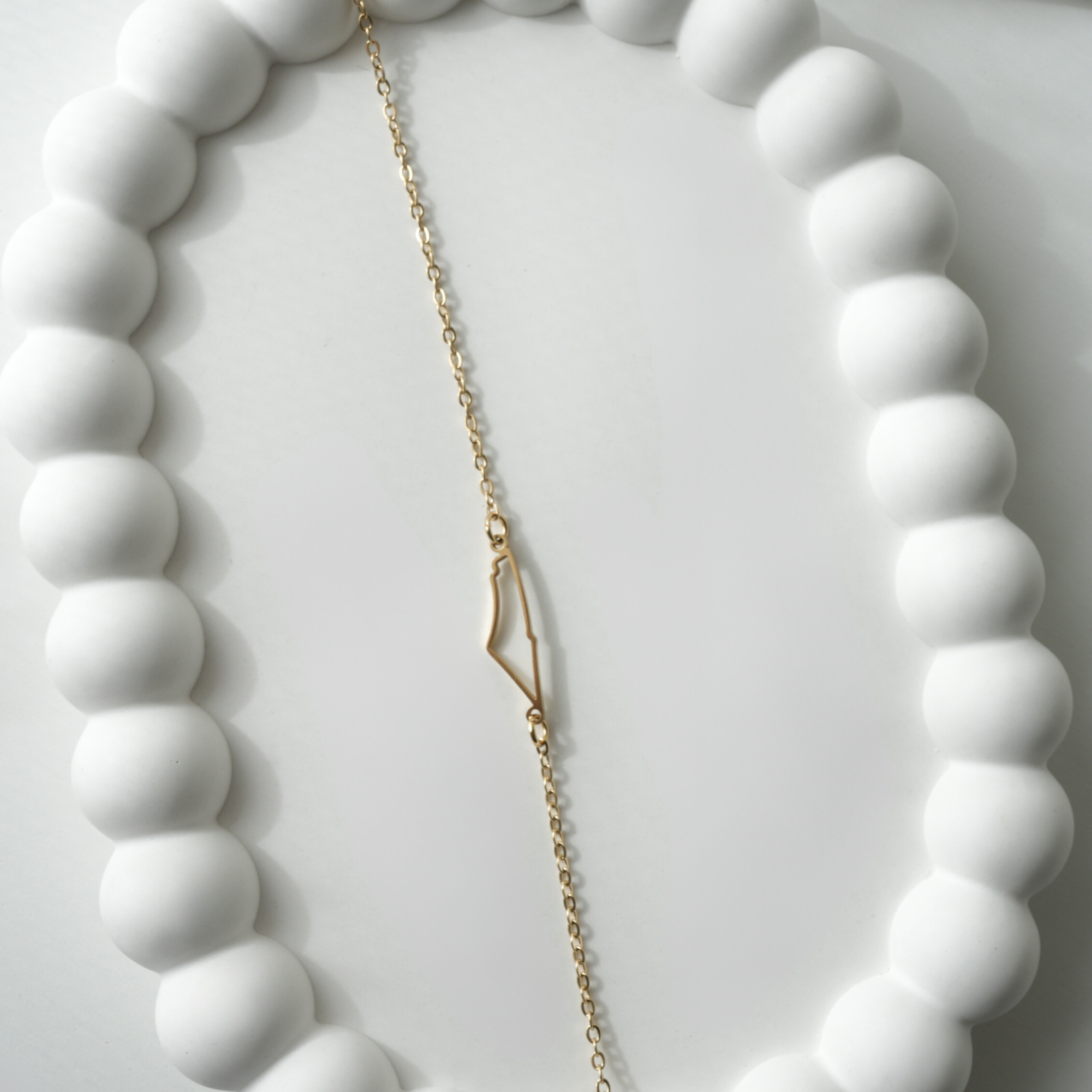 Jerusalem Outline Bracelet- Gold-Plated