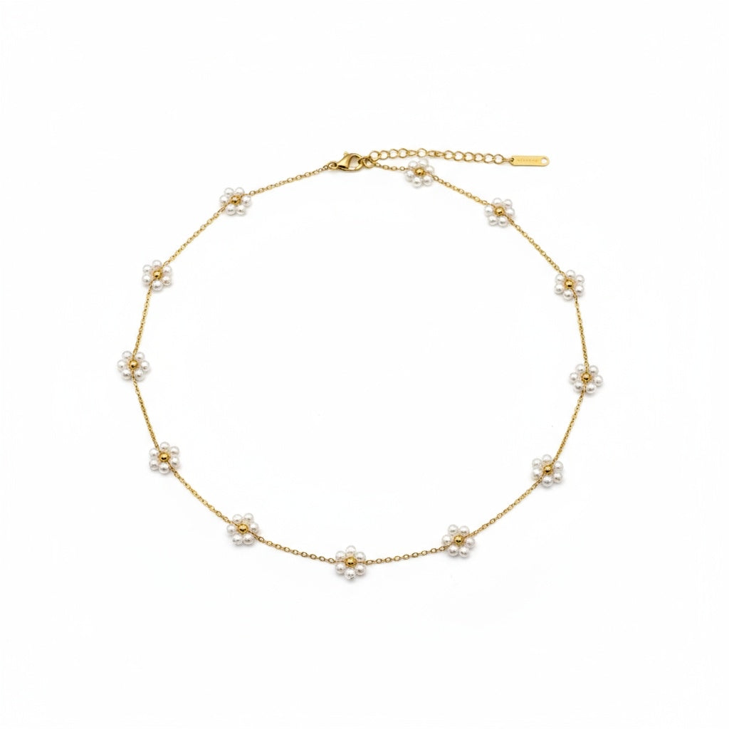 Pear Flower Necklace