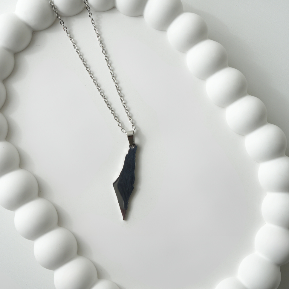 Silver-Plated Stainless Steel Necklace