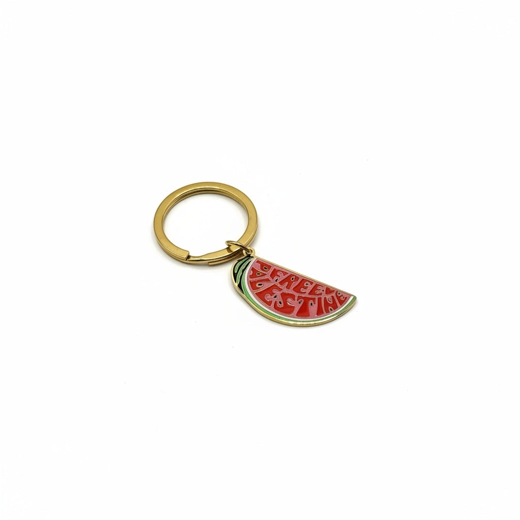 'Free Palestine' watermelon key chain