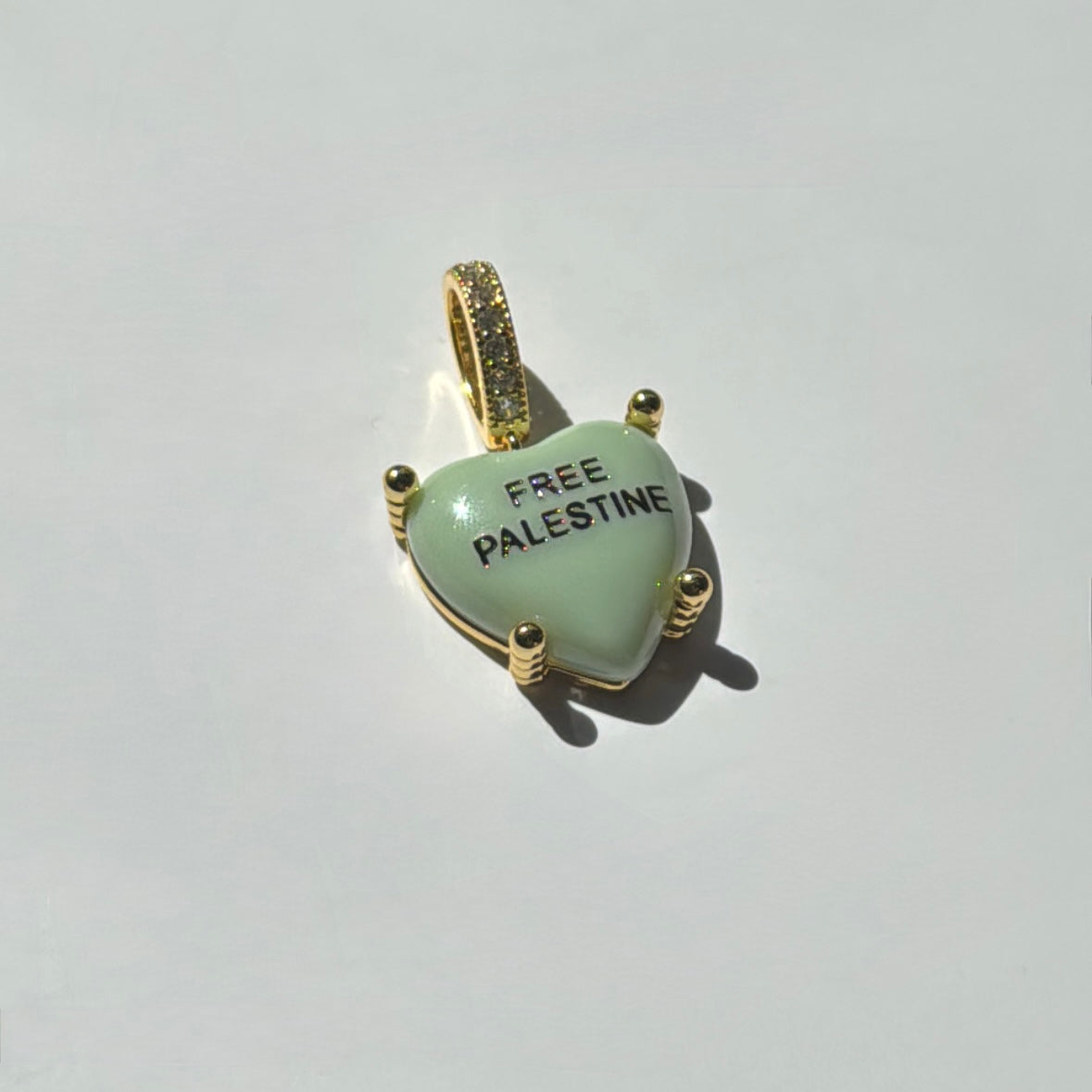 Matcha Charm „Free Palestine“