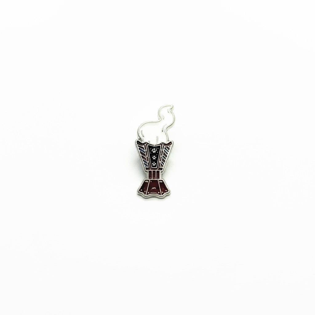 Enamel Sticker Pin - decorative incense holder