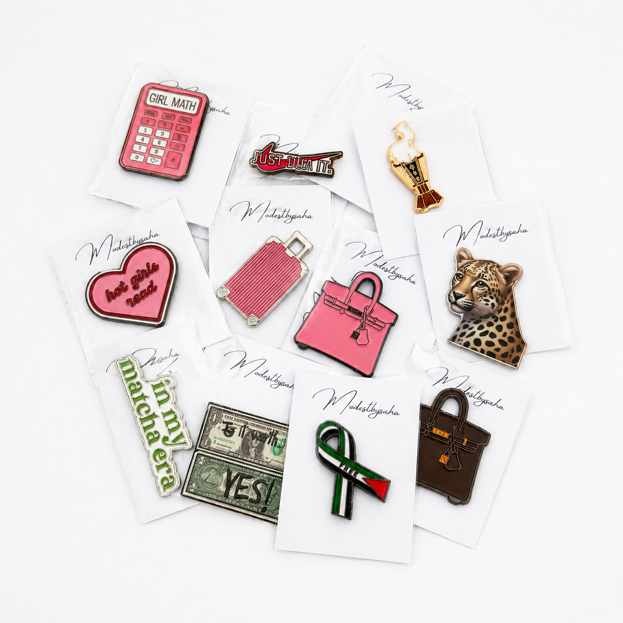 10 Enamel Pin Bundle