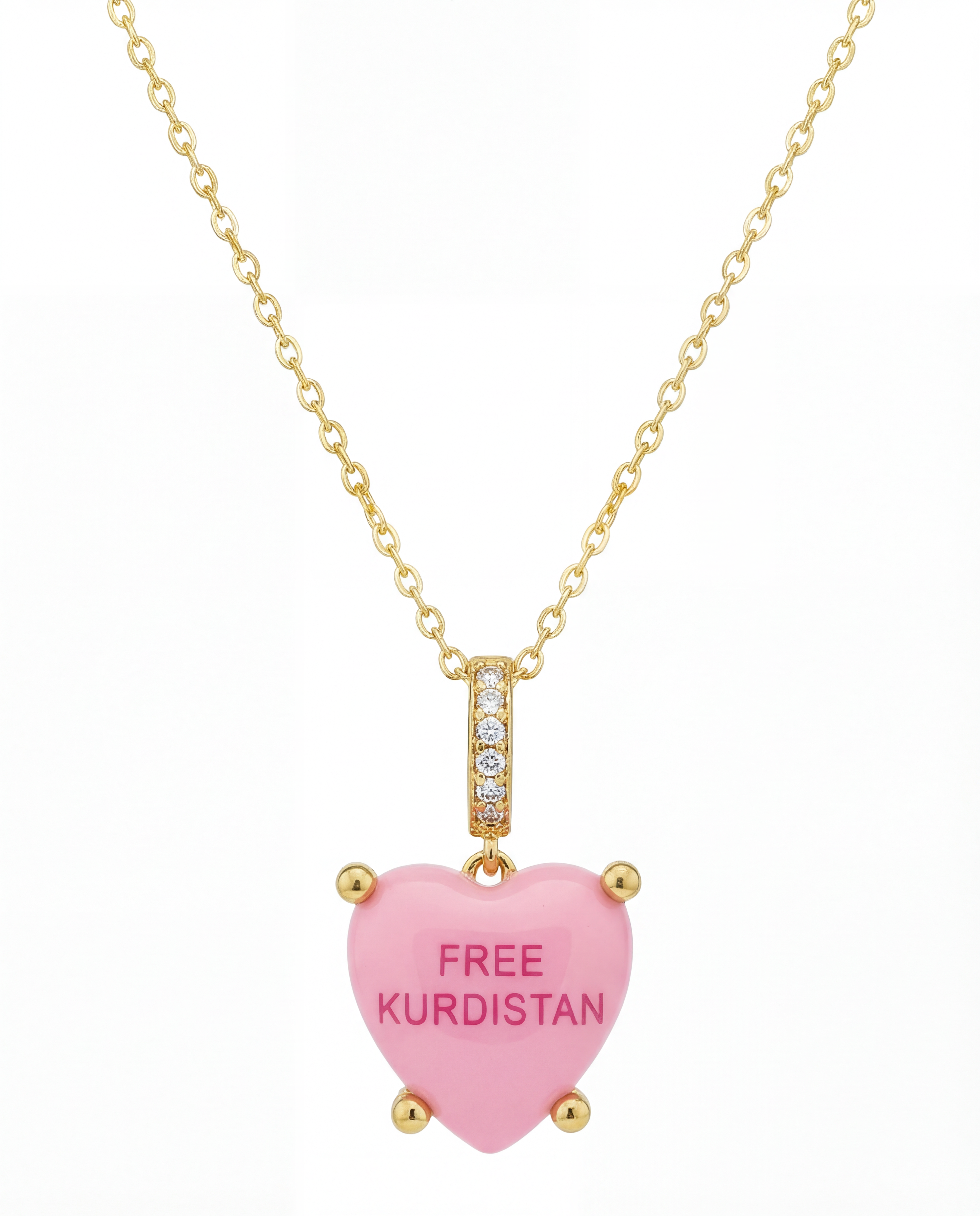Free Kurdistan Charm with necklace